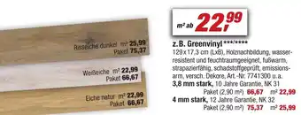 toom Baumarkt z. B. Greenvinyl ***/**** Angebot