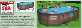 toom Baumarkt Aufstellpool ,,Power Steel™ Swim Vista Series ™" Angebot