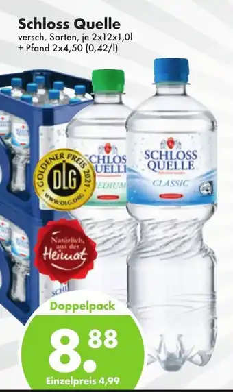 Trink und Spare Schloss Quelle 2x12x1L Angebot