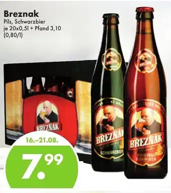 Trink und Spare Breznak Pils, Schwarzbier 20x0,5L Angebot