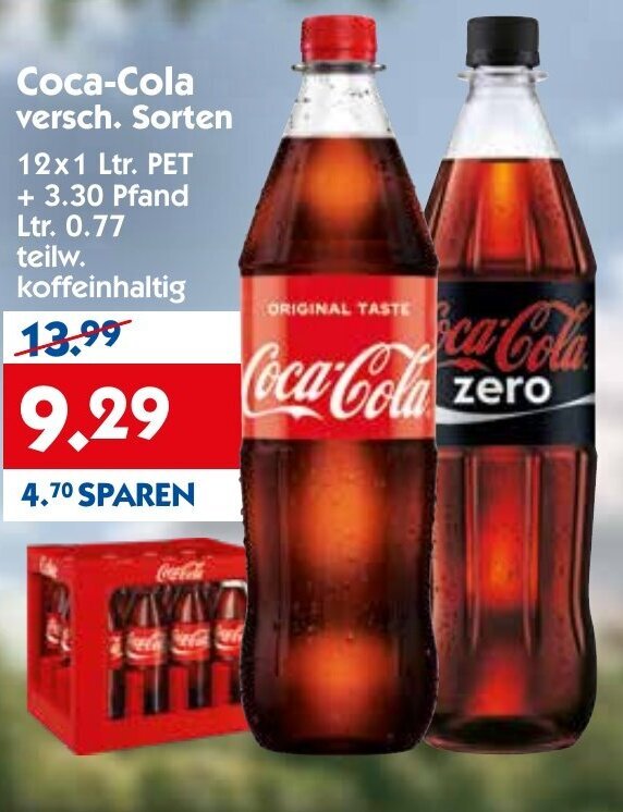 Wo Ist Coca Cola 1 Liter Im Angebot Coca Cola 12x1L Angebot bei Hol'ab Getränkemarkt