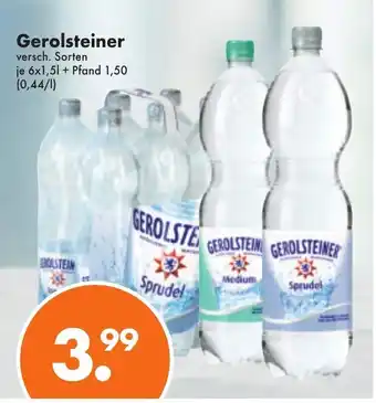 Trink und Spare Gerolsteiner 6x1,5L Angebot