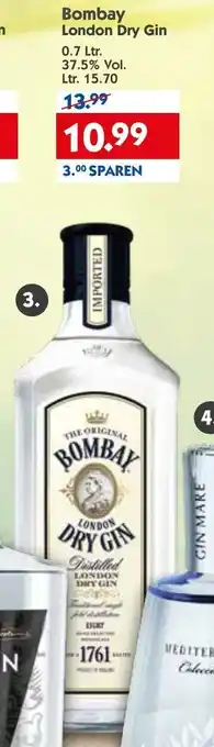 Hol'ab Getränkemarkt Bombay London Dry Gin 0,7L Angebot