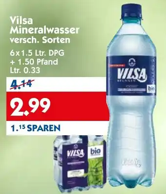 Hol'ab Getränkemarkt Vilsa Mineralwasser 6x1,5L Angebot