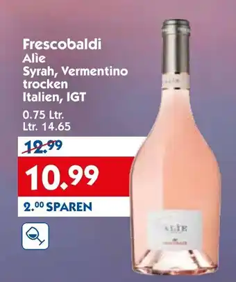 Hol'ab Getränkemarkt Frescobaldi Alie, Syrah, Vermentino trocken 0,75L Angebot