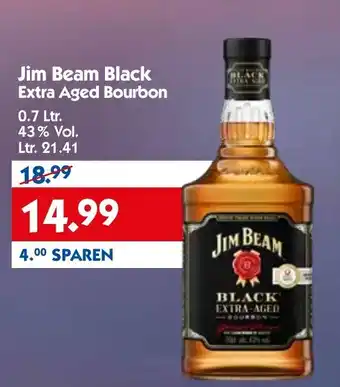 Hol'ab Getränkemarkt Jim Beam Black Extra Aged Bourbon 0,7L Angebot