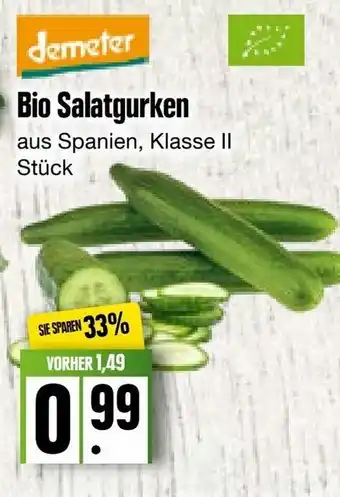 Edeka Frischemarkt Demeter Bio Salatgurken Angebot