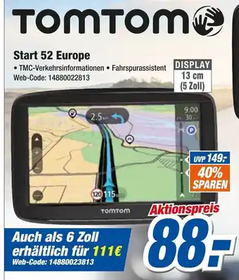 Expert Klein Tomtom Start 52 Europe Angebot