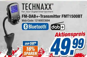 Expert Klein Technaxx FM DAB+ Transmitter FMT1500BT Angebot