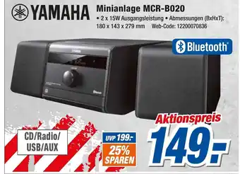 Expert Klein Yamaha Minianlage MCR B020 Angebot