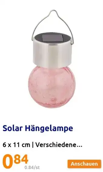 Action Solar Hängelampe 6 x 11 cm Angebot