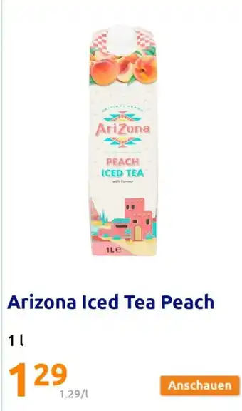 Action Arizona Iced Tea Peach 1 l Angebot