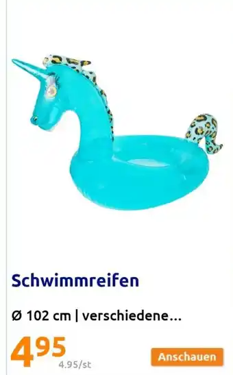 Action Schwimmreifen Ø 102 cm Angebot