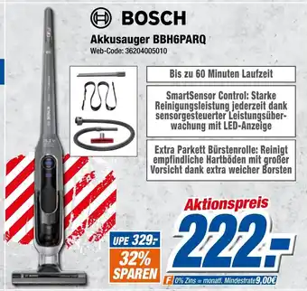 Expert Klein Bosch Akkusauger BBH6PARQ Angebot