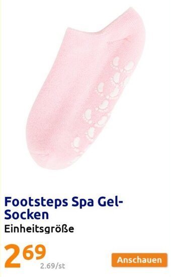Action Footsteps Spa Gel-Socken Angebot