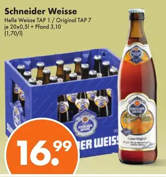 Trink und Spare Schneider Weisse Angebot