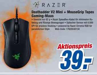 Expert Klein Razer DeathAdder V2 Mini+MouseGrip Tapes Gaming Maus Angebot