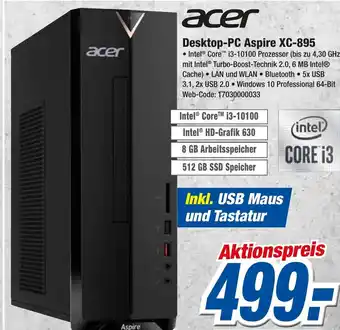 Expert Klein Acer Desktop PC Aspire XC 895 Angebot