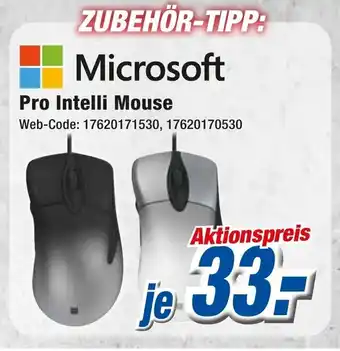 Expert Klein Microsoft Pro Intelli Mouse Angebot