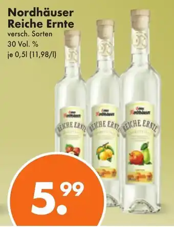 Trink und Spare Nordhäuser Reiche Ernte 0,5 l Angebot