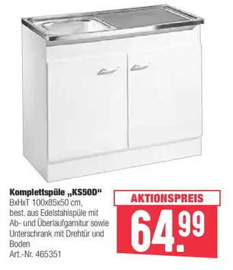 BayWa Komplettspüle KS50D Angebot