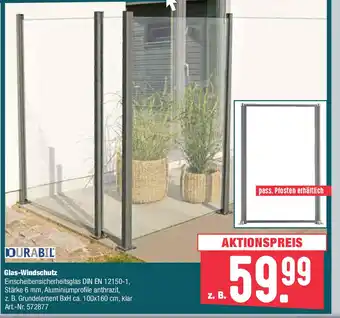 BayWa Glas Windschutz Angebot