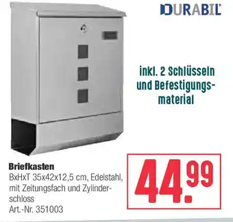 BayWa Briefkasten Angebot