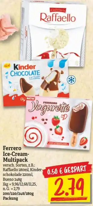 NP Discount Ferrero Ice-Cream- Multipack 200/220/248/280g Packung Angebot