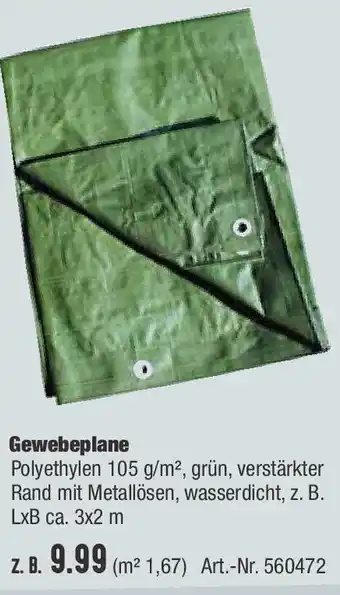 BayWa Gewebeplane Angebot