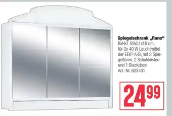 BayWa Spiegelschrank Rano Angebot