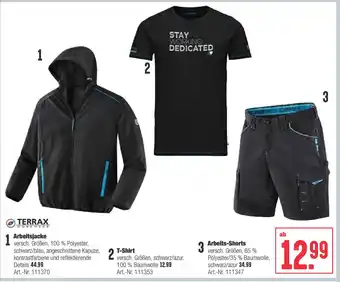 BayWa Terrax Arbeitsjacke, T-shirt oder Arbeits Shorts Angebot