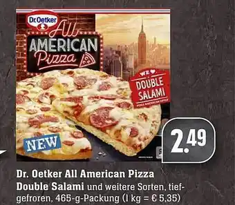 Scheck-in-Center Dr. Oetker All American Pizza Double Salami Angebot