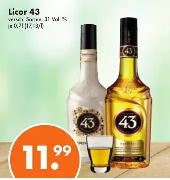 Trink und Spare Licor 43 0,7L Angebot