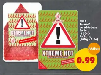 PENNY Bille Salami 80g Angebot