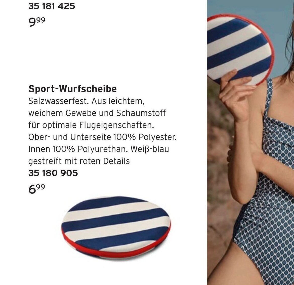 Tchibo Sport-Wurfscheibe Angebot