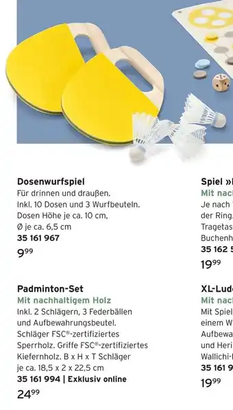 Tchibo Padminton-Set Angebot