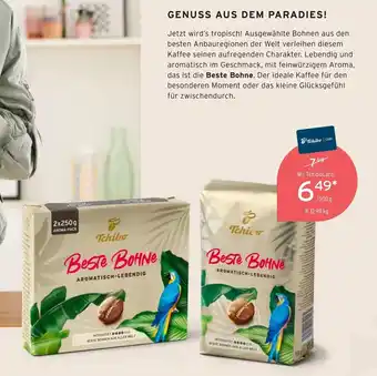 Tchibo Tchibo Beste Bohne 500g Angebot