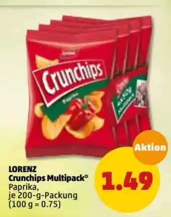 PENNY Lorenz Crunchips Multipack 200g Angebot