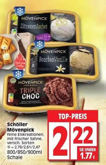 Edeka MÖVENPICK Eis 800/850/900ml Angebot