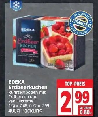 Edeka EDEKA Erdbeerkuchen 400g Angebot