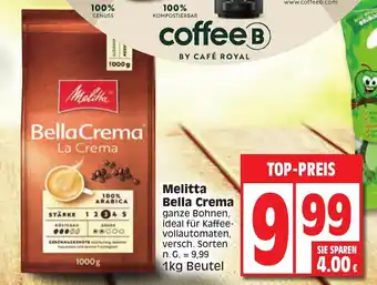 Edeka Melitta Bella Crema 1kg Angebot