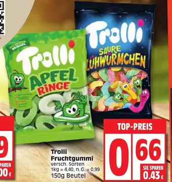 Edeka Trolli Fruchtgummi 150g Angebot