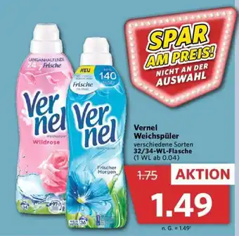 Combi Vernel Weichspüler 32/34-WL-Flasche Angebot