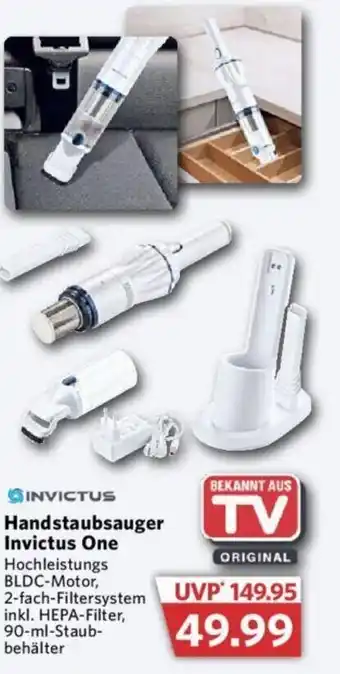 Combi INVICTUS Handstaubsauger Invictus One Angebot