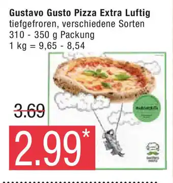 Marktkauf Gustavo Gusto Pizza Extra Luftig 310-350g Angebot