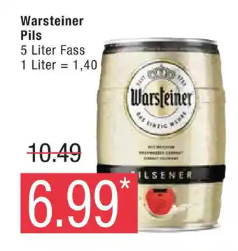 Marktkauf Warsteiner Pils 5 Liter Fass Angebot