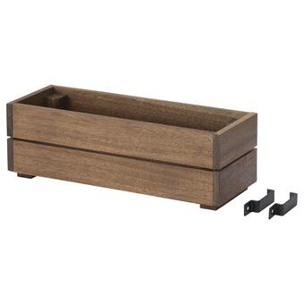 IKEA Stjärnanis blumenkasten für draußen akazie 43x15 cm Angebot