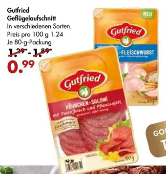 Galeria Markthalle Gutfried Geflügelaufschnitt 80g Angebot