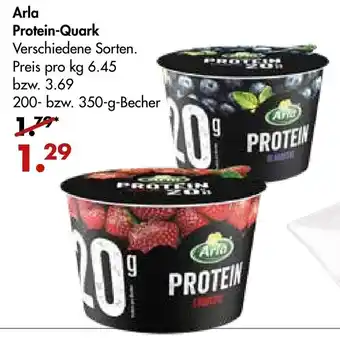 Galeria Markthalle Arla Protein Quark 350g Becher Angebot