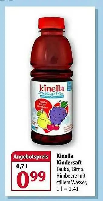 Globus Kinella Kindersaft Angebot